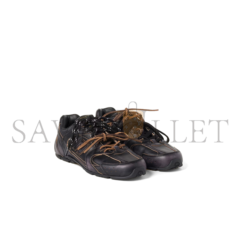 MIU MIU NEW BALANCE X MIU MIU 530 SL LEATHER SNEAKERS 5E165E